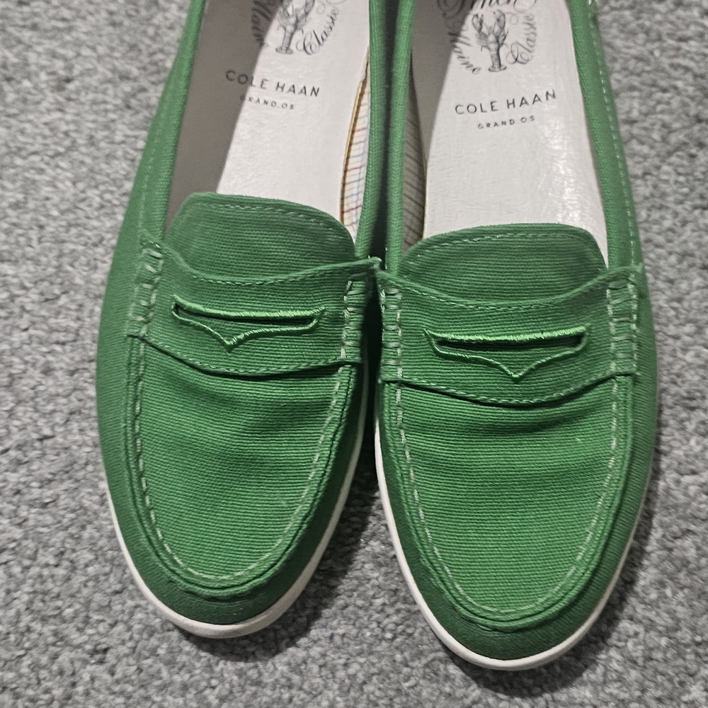 Cole Haan Green Loafers